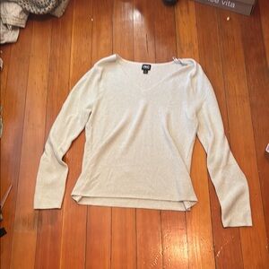 INC International Concepts Silver Long Sleeve Top